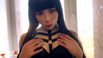 Panas Brunette Nyedot Deeply jeung Sensitively Bangsat Pikeun Duit